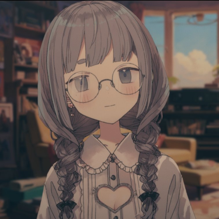 Hitohira Hana evening room portrait
